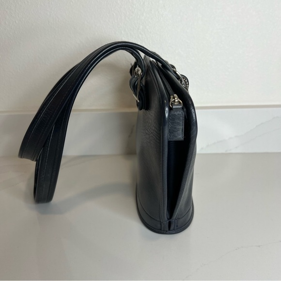 Coach Black Leather Satchel - Picture 10 of 15